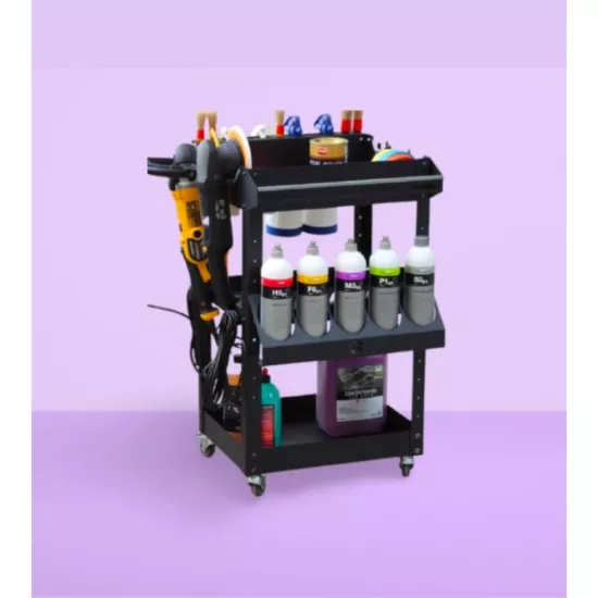 Detailers Shop Tekerlekli Malzeme Arabası